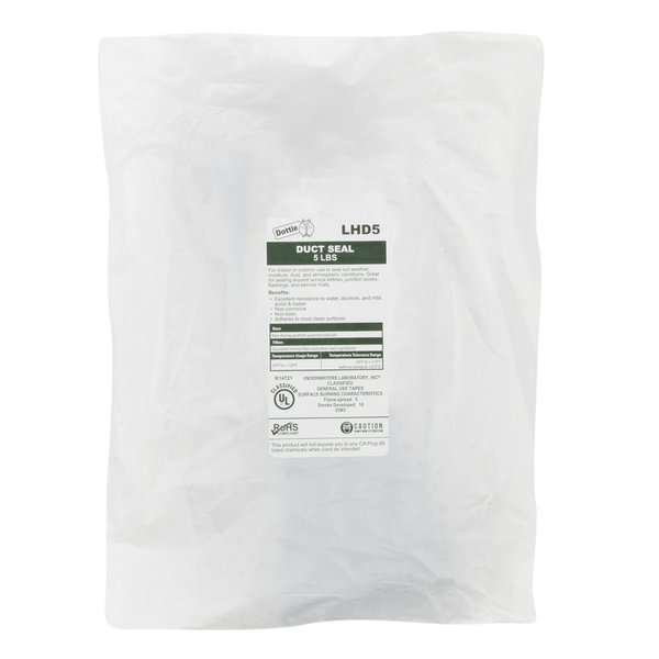 L.H. Dottie Duct Seal, 5 lb, Plastic Bag, Gray, 10 PK LHD5